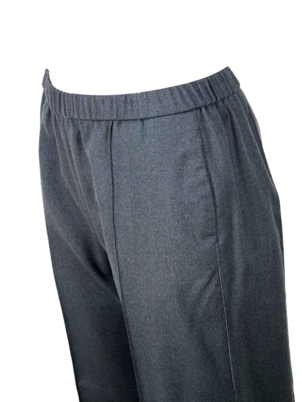 Wool blend pants shop online: FABIANA FILIPPI