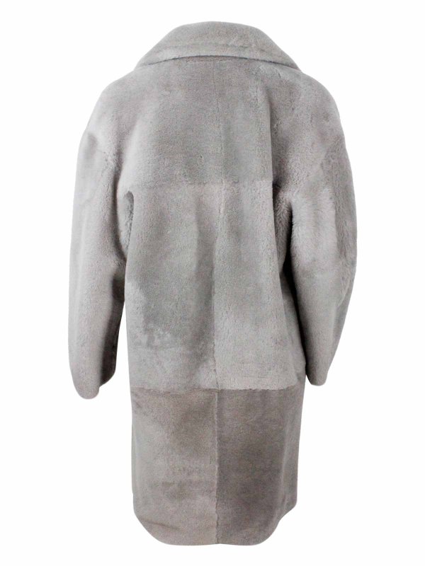 The Best Shops FABIANA FILIPPI: short coats - Leather coat