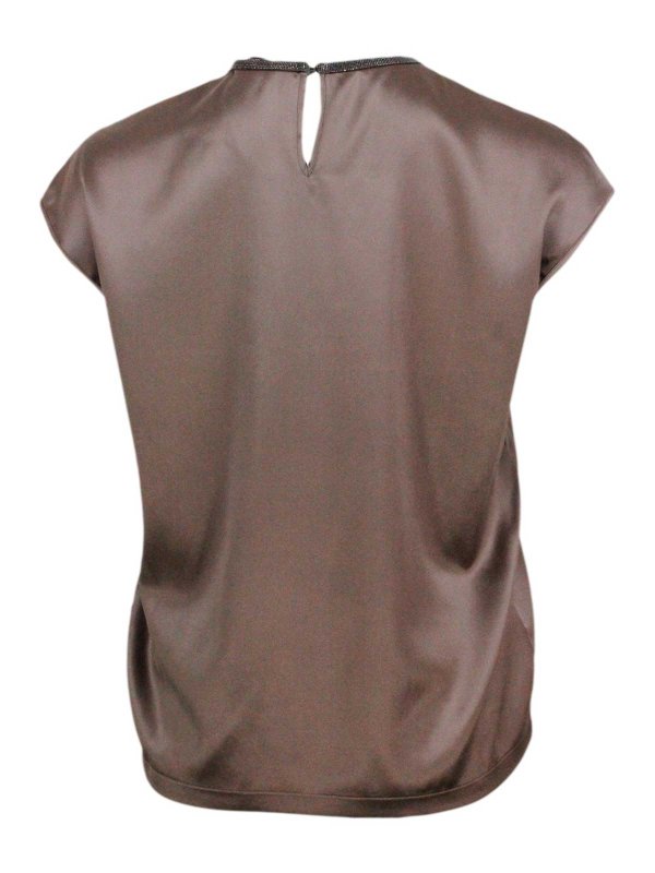 FABIANA FILIPPI: Tops & Débardeurs online - Top - Marron