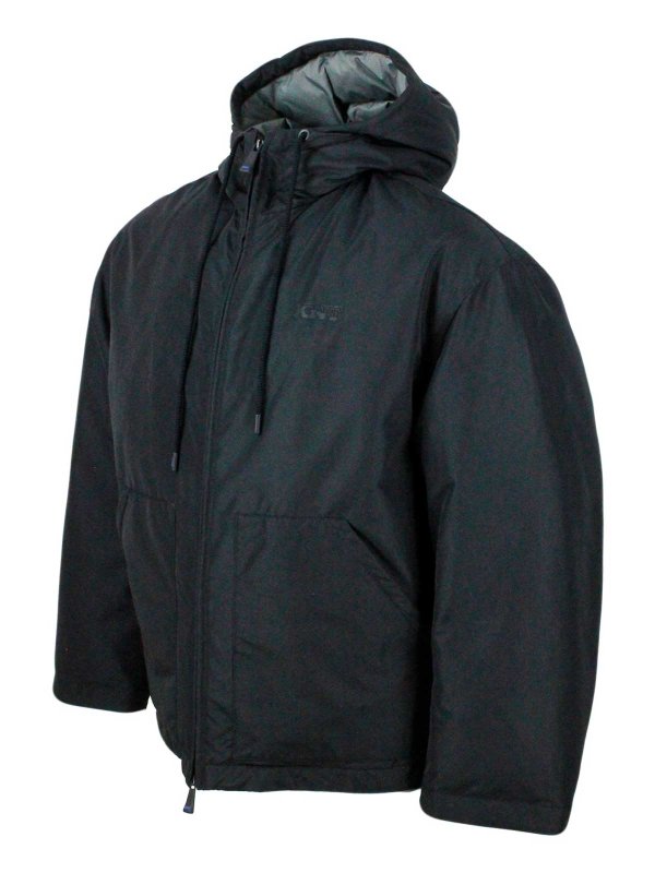 KITON: short coats online - Tech fabric coat