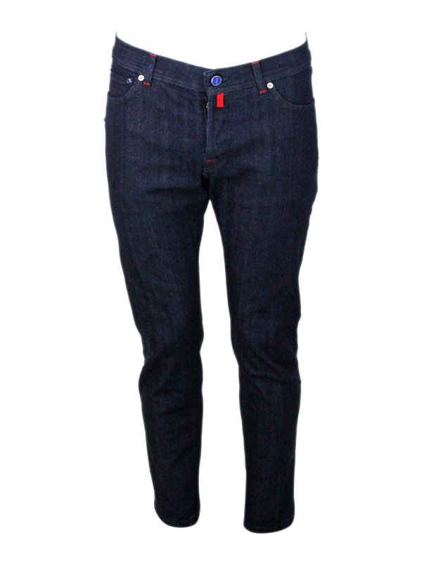 KITON: Bootcut - Bootcut Jeans - Denim