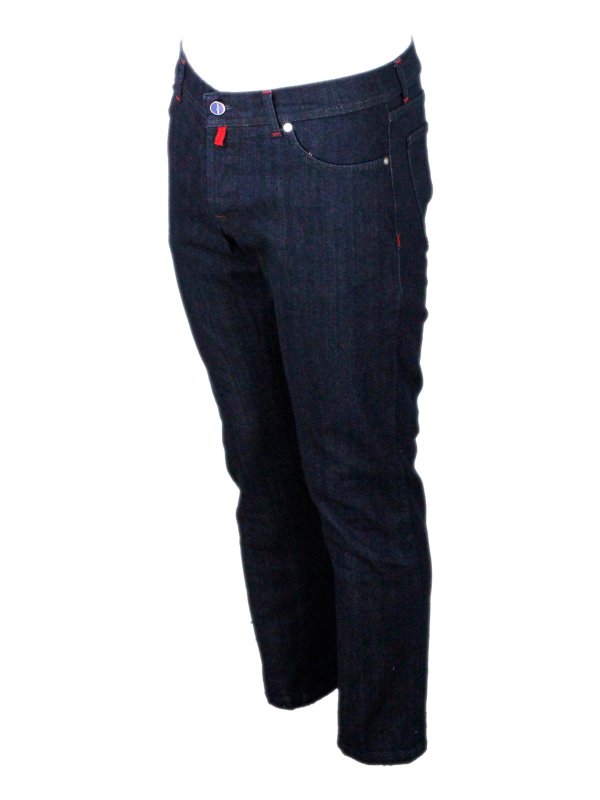 The Best Shops KITON: Bootcut - Bootcut Jeans - Denim