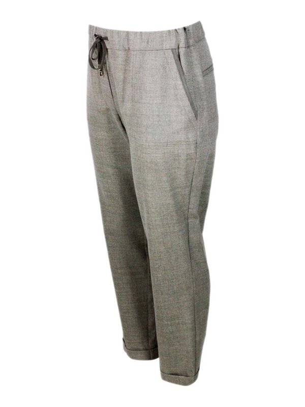 LORENA ANTONIAZZI: Shorts online - Shorts - Gris