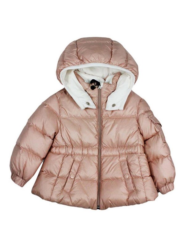 MONCLER: short coats - Tech fabric coat