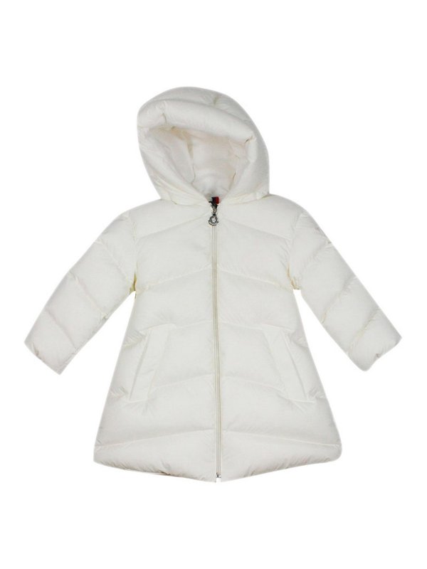 MONCLER: Manteaux courts - Manteau Court - Blanc