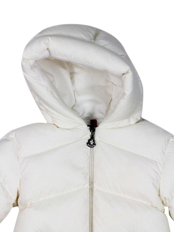 MONCLER: Manteaux courts online - Manteau Court - Blanc