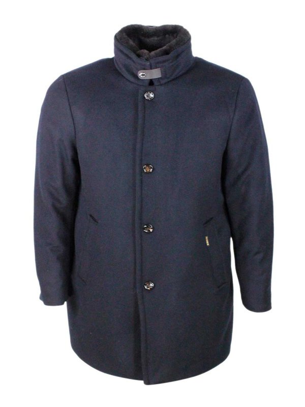 MOORER: short coats - Wool blend coat