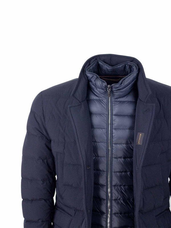 Manteau Court - Bleu Foncé shop online: MOORER