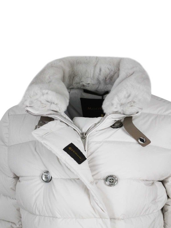 Manteau Court - Blanc shop online: MOORER