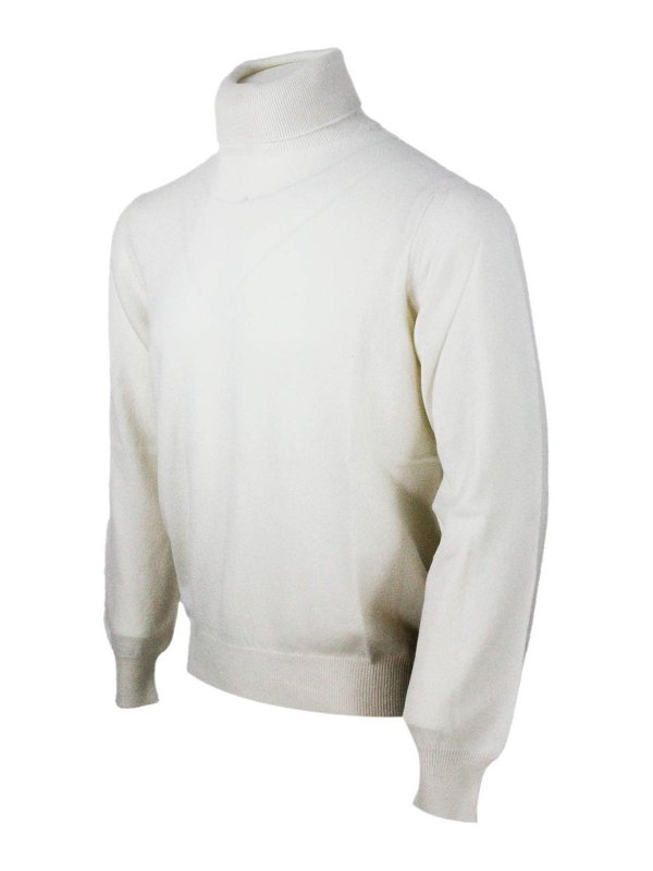 SONRISA: Suéteres con cuello pico online - Suéter Cuello Redondo - Crema