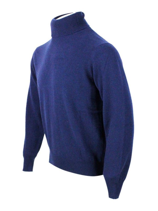 SONRISA: Strickpullover mit Rundhalsausschnitt online - Rundhalspullover - Blau