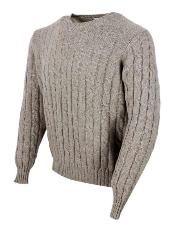 SONRISA: Suéteres con cuello pico online - Suéter Cuello Redondo - Marrón