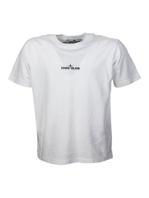 STONE ISLAND: T-shirts - T-Shirt - Weiß