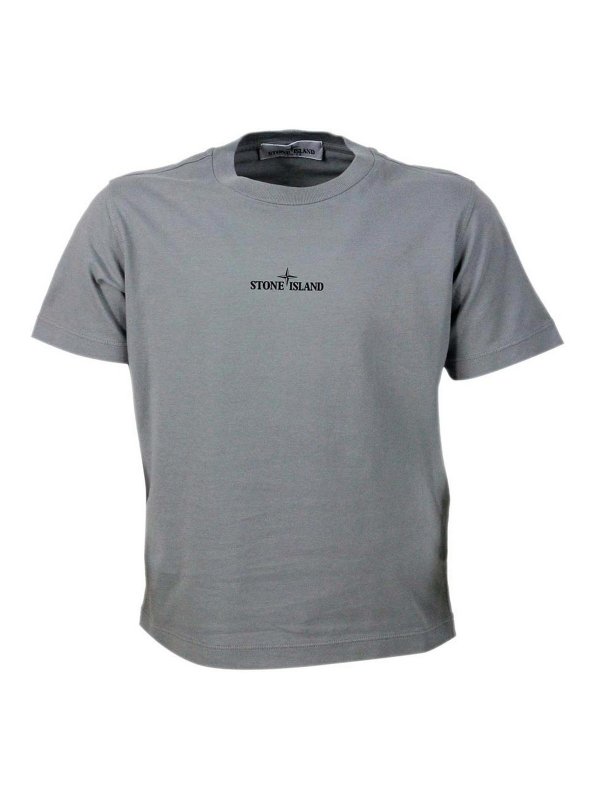 STONE ISLAND: Camisetas - Camiseta - Gris