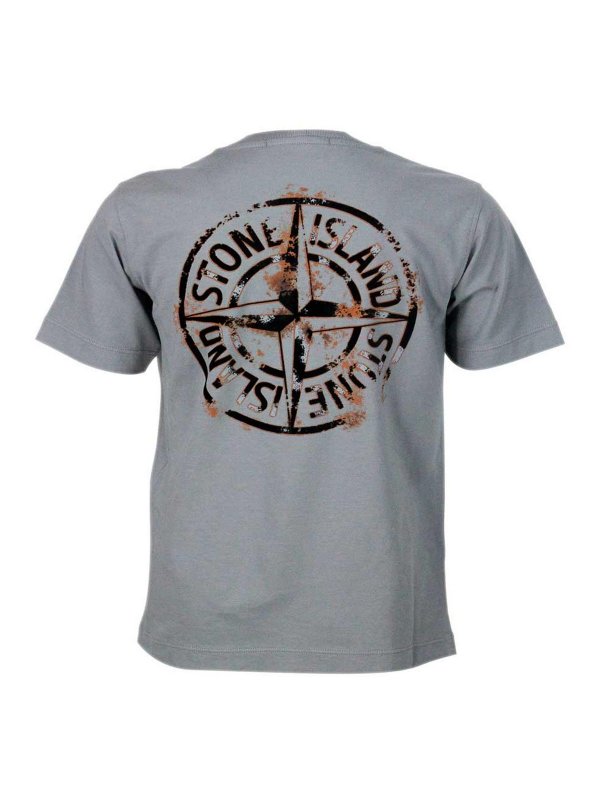 STONE ISLAND: Camisetas online - Camiseta - Gris