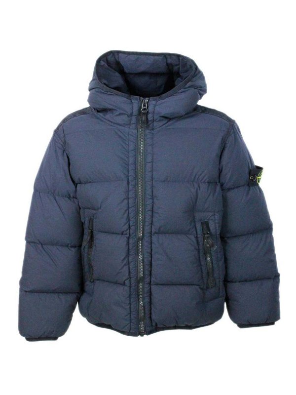 STONE ISLAND: Manteaux courts - Manteau Court - Bleu