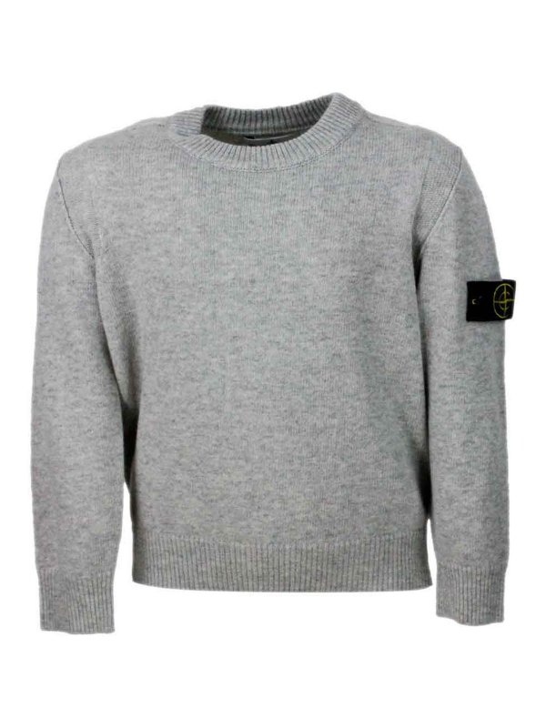 STONE ISLAND: crew necks - Wool blend crewneck