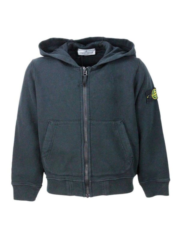 STONE ISLAND: Sudaderas y suéteres - Sudadera - Negro