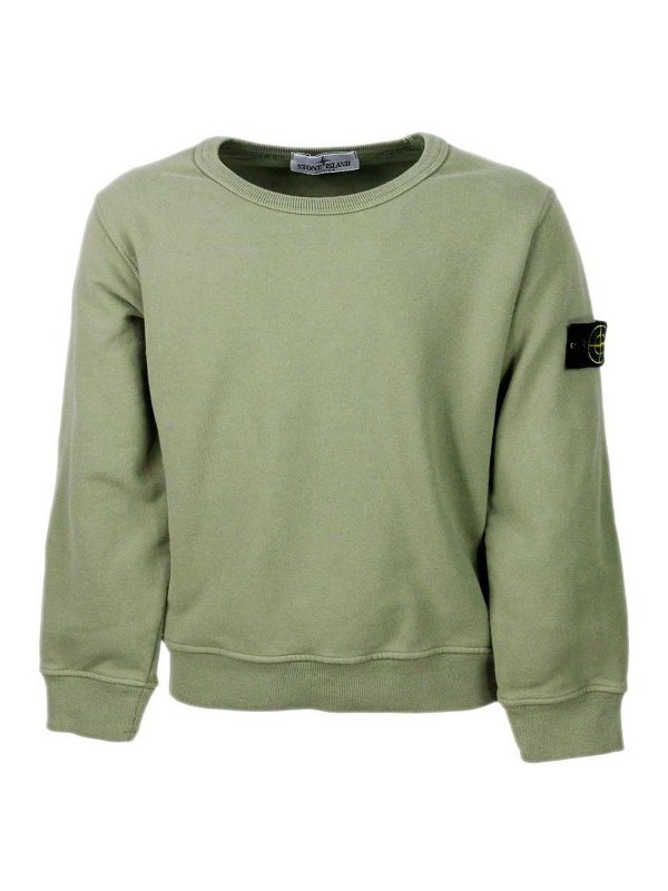 STONE ISLAND: Sweatshirts & Pulls - Sweat-Shirts - Vert