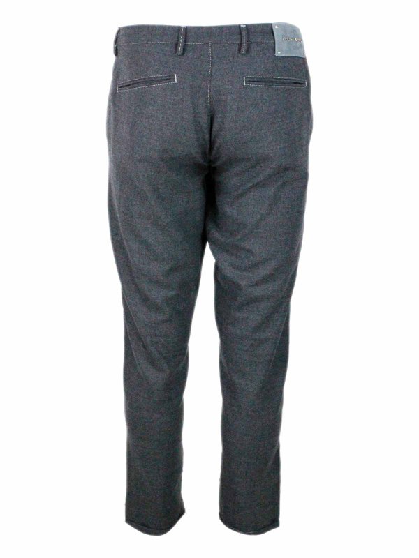 The Best Shops TRAMAROSSA: Trousers Shorts - Wool blend pants