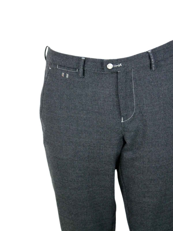 Wool blend pants shop online: TRAMAROSSA