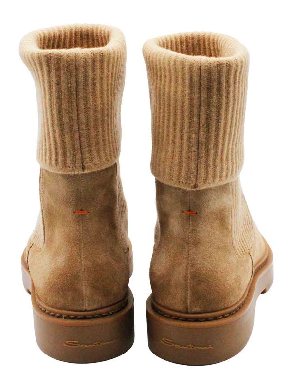 The Best Shops SANTONI: Bottines - Bottes - Beige