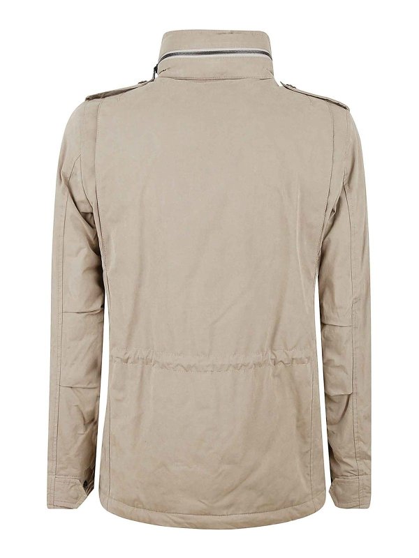 ASPESI: Kurze Mäntel online - Cape - Grau