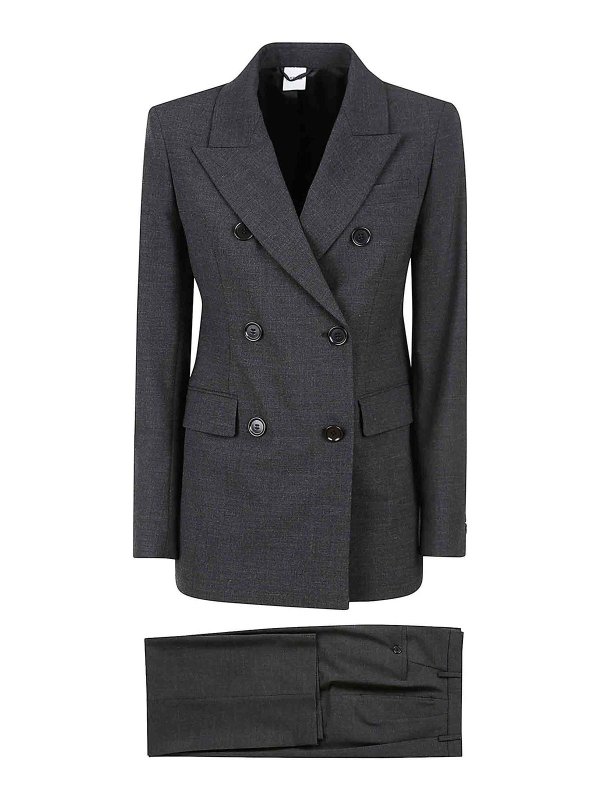 ASPESI: Vestidos de gala - Traje - Gris Oscuro