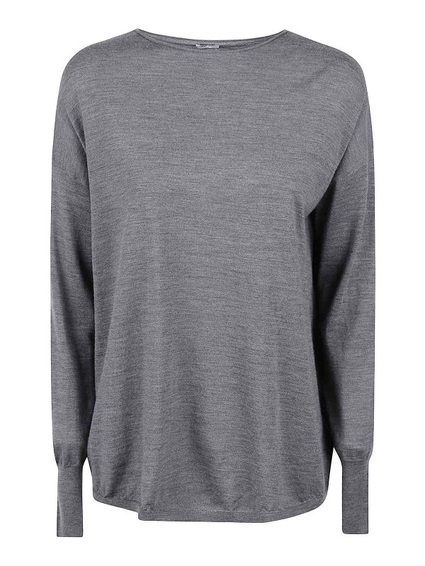 ASPESI: crew necks - Sweater  Grey
