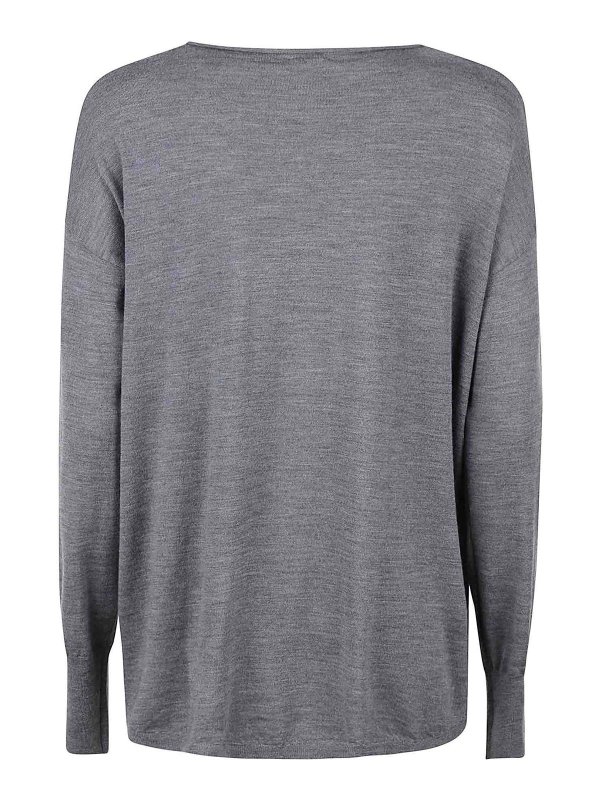 ASPESI: crew necks online - Sweater  Grey