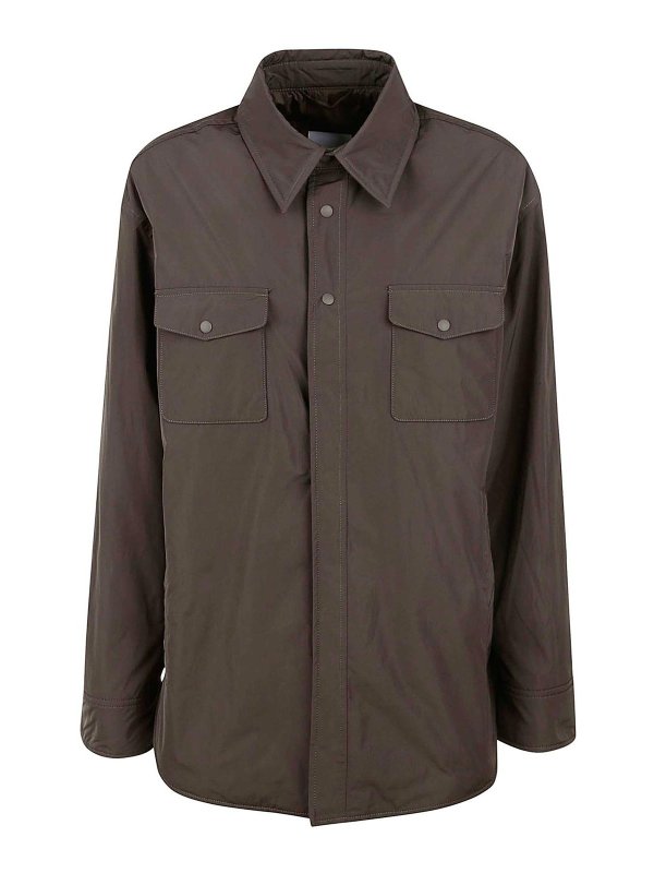 ASPESI: Hemden - Hemd - Dunkelgrün