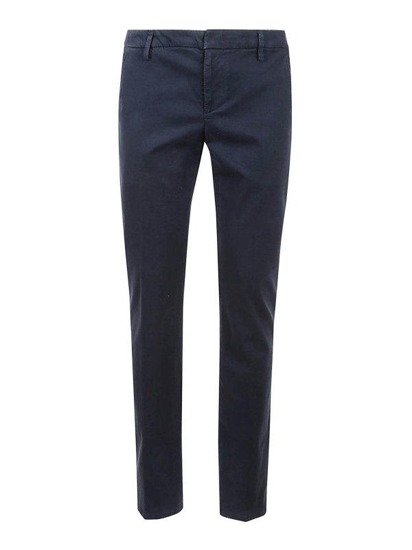DONDUP: casual trousers - Trousers Blue