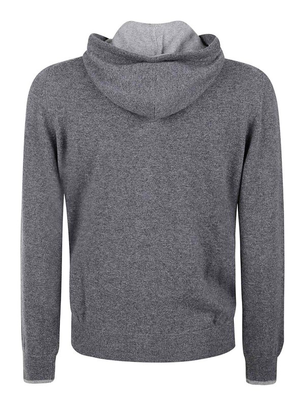 FEDELI: Suéteres con cuello pico online - Suéter Cuello Redondo - Gris