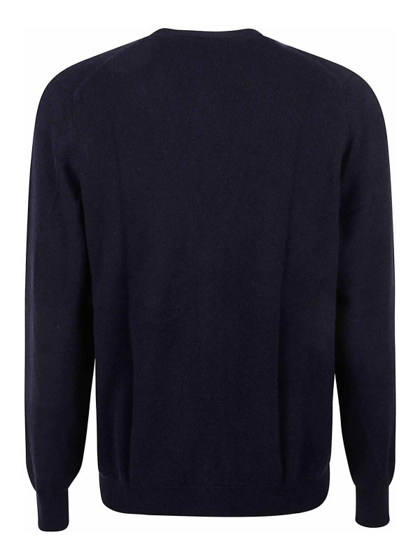 FEDELI: maglia collo rotondo online - Maglione Blu