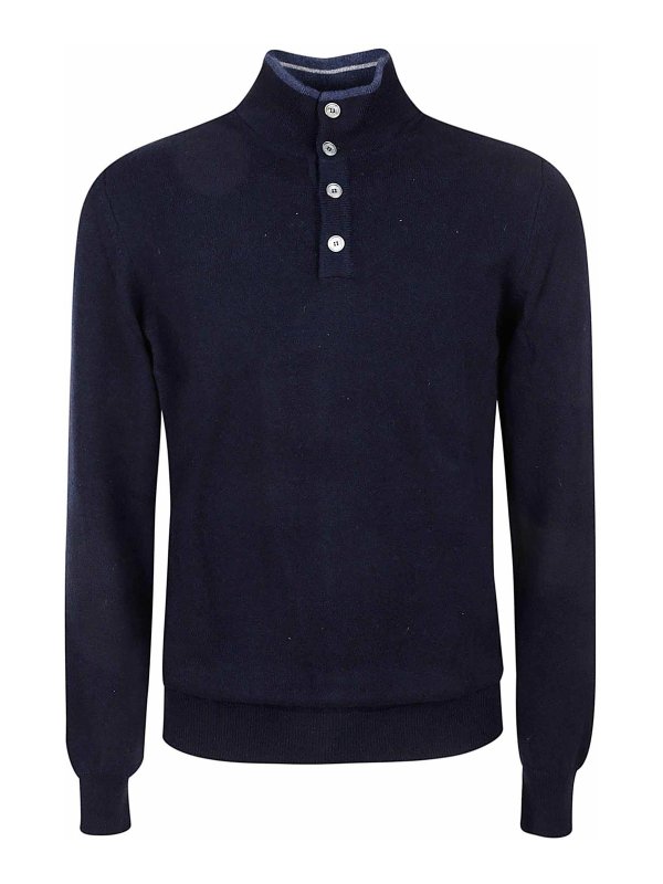 FEDELI: crew necks - Sweater  Beige