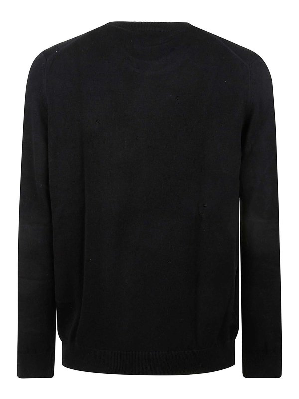 LACOSTE: crew necks online - Sweater  Black