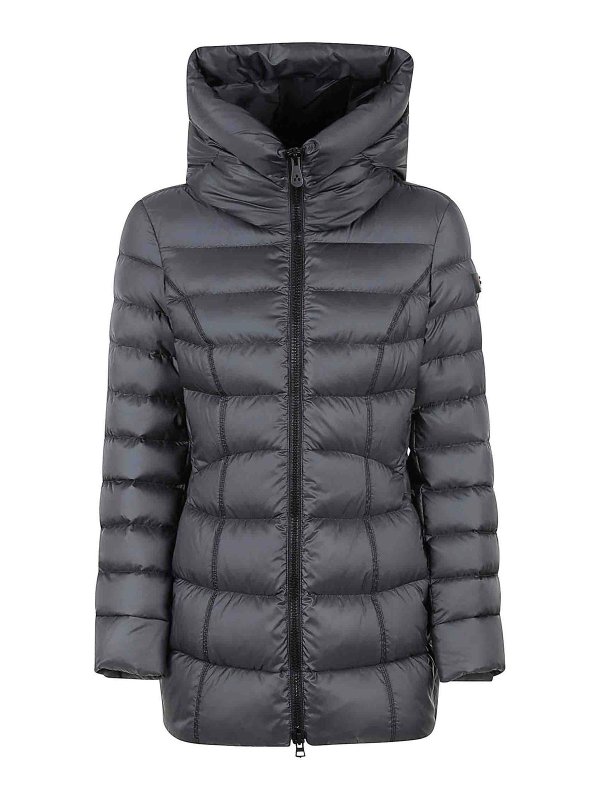 PEUTEREY: knee length coats - Coat Grey