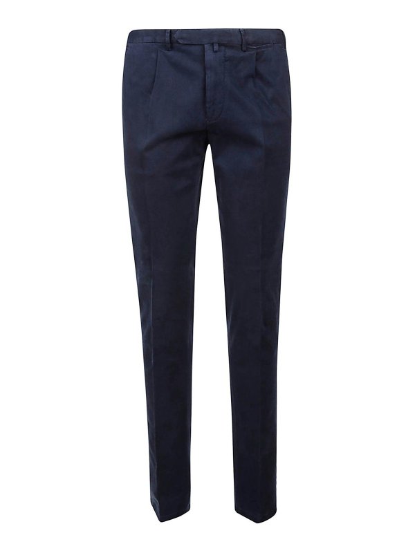 The Best Shops SANTANIELLO: casual trousers - Trousers Blue