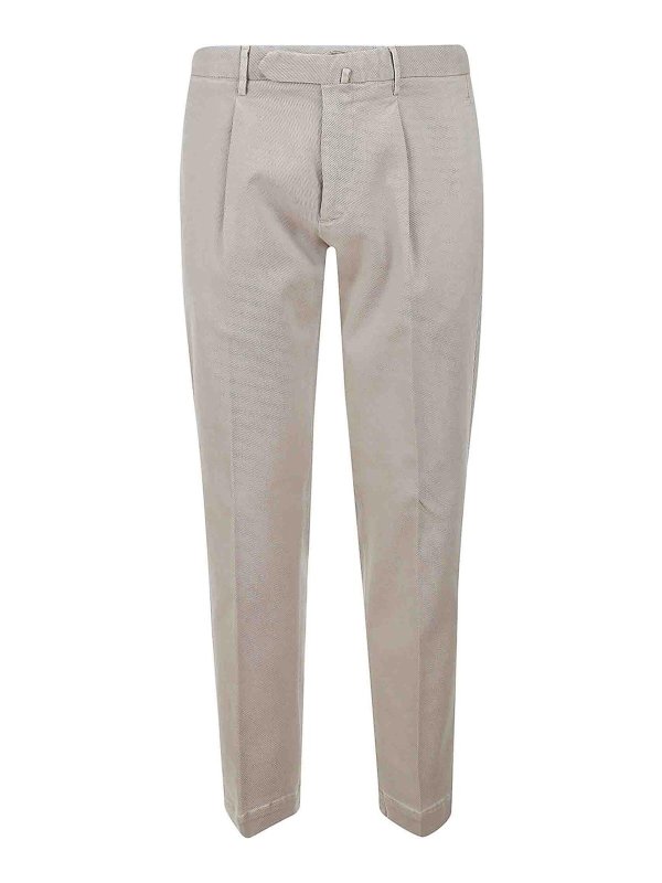 SANTANIELLO: casual trousers - Trousers Beige