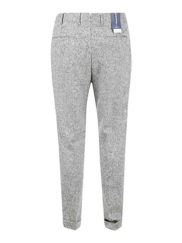 SANTANIELLO: casual trousers online - Trousers White