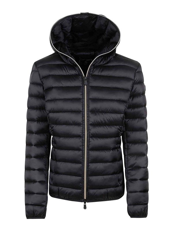 Save The Duck: knee length coats - Coat Black