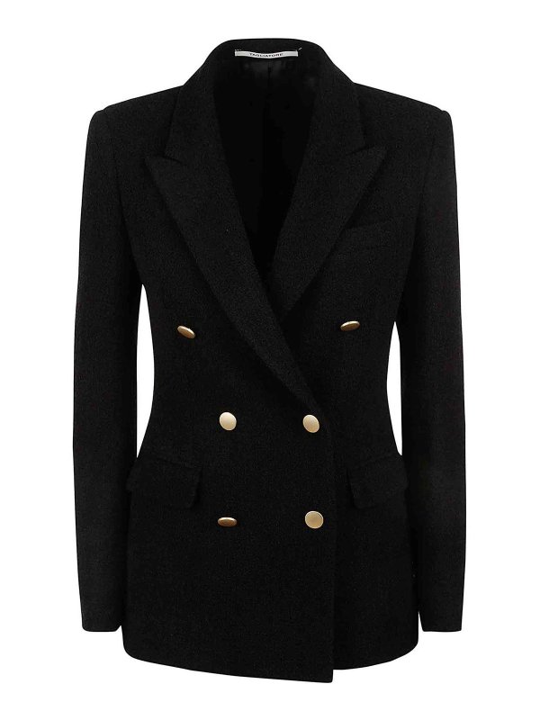 ジャケット TAGLIATORE J-PARIGI WOMAN JACKET (JPARIGI10B 340179 EN821) Double breasted jacket ''J-Parigi'' in beige fabric – GIO