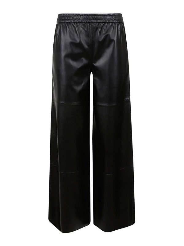 VIA MASINI 80: casual trousers - Trousers Black