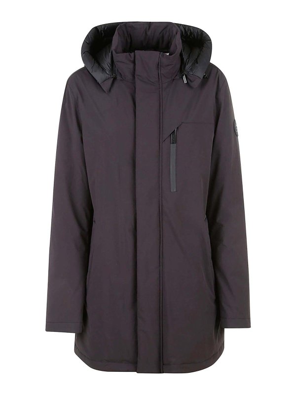 WOOLRICH: ニーレングスコート - 膝丈コート - 黒