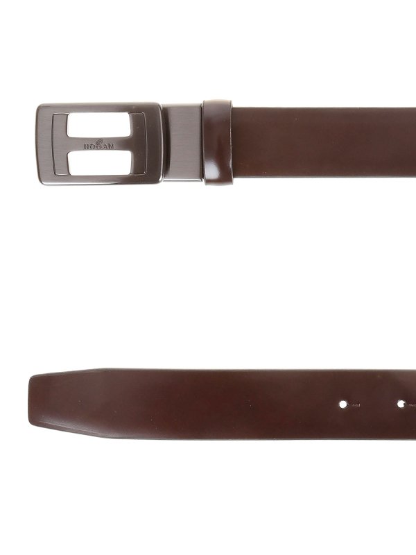 HOGAN: cinture online - Cintura marrone