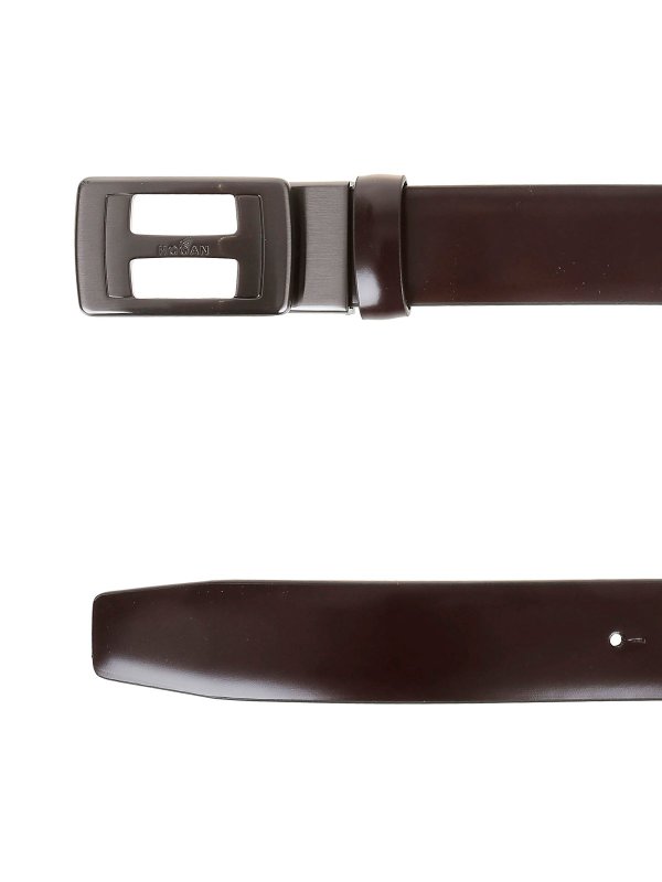 Cintura marrone shop online: HOGAN