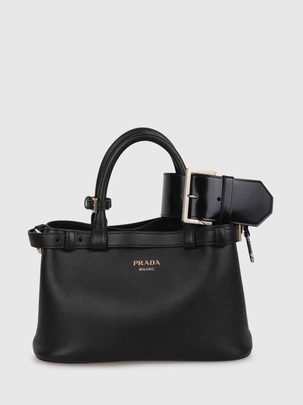 The Best Shops PRADA: Bracelets & Bangles - Leather wrist strap