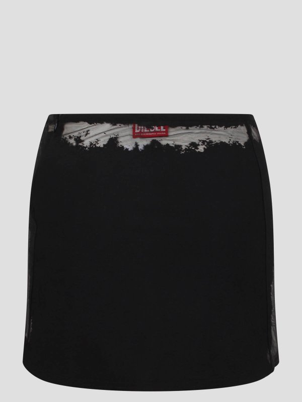 DIESEL: ミニスカート online - ミニスカート - 黒