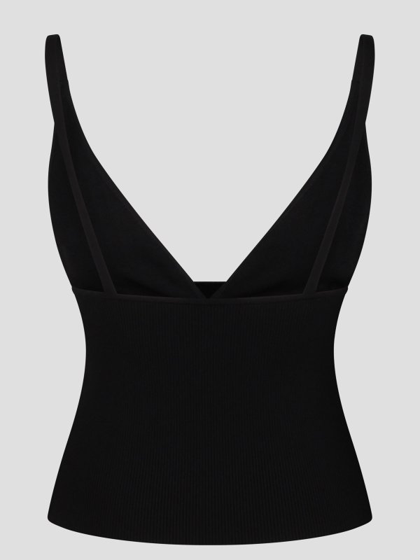 DOLCE & GABBANA: Tops y camisetas sin mangas online - Top - Negro