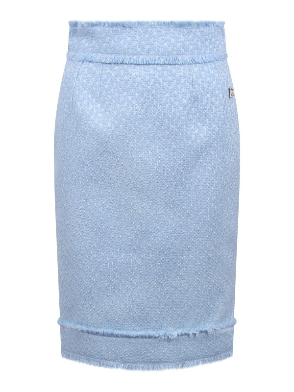DOLCE & GABBANA: Knee length skirts & Midi - Gonna Dritta In Tweed